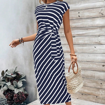 LAST DAY SALE 70% OFF!!💕Women's Elegant Tie Waist Dress