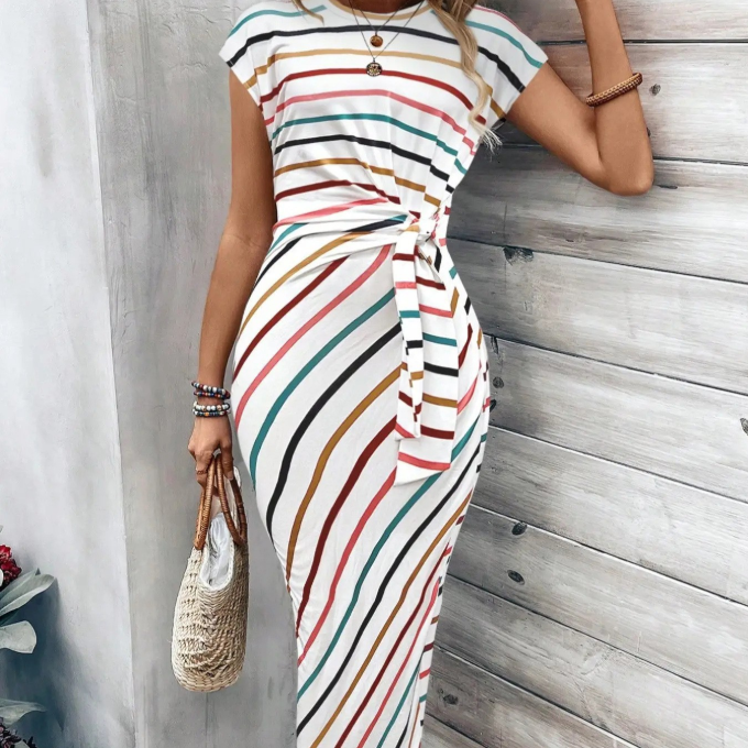 LAST DAY SALE 70% OFF!!💕Women's Elegant Tie Waist Dress