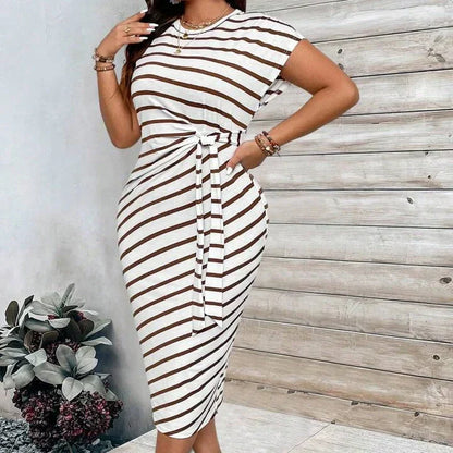 LAST DAY SALE 70% OFF!!💕Women's Elegant Tie Waist Dress