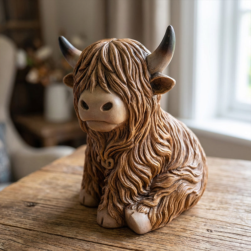🔥🎁New Arrival 50% OFF💥🐮 The Cozy Highland Glow: Highland Cattle Lamp