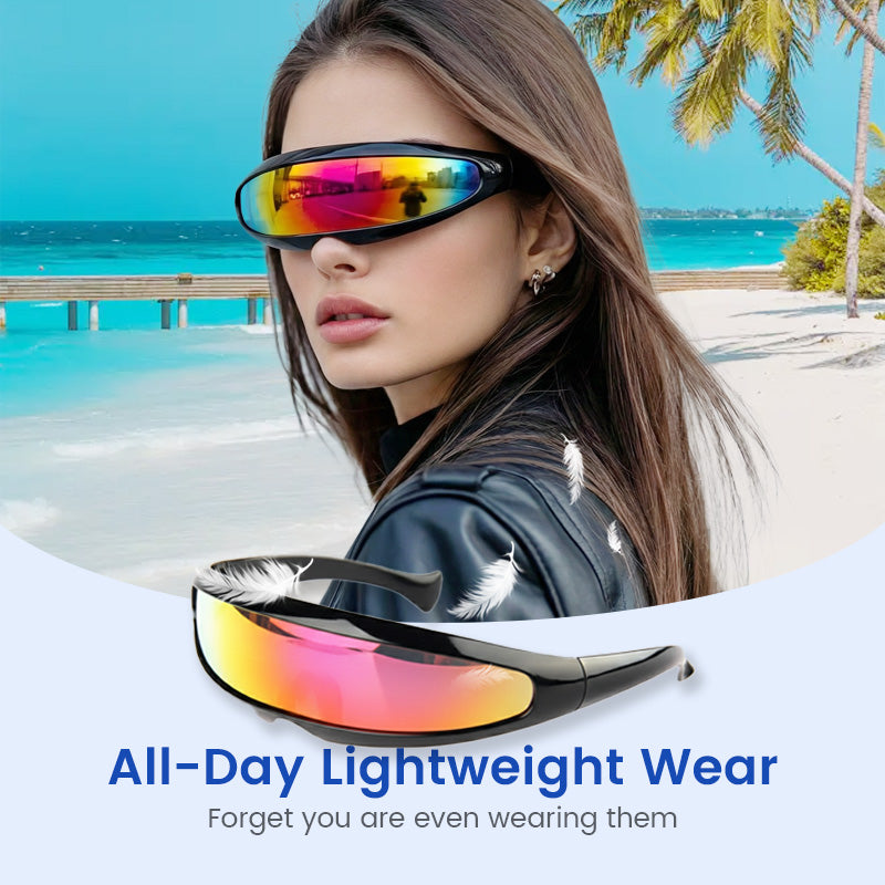 💕 2026 Minimalist Design | Lightweight Shield Sunglasses👓 | Full Protection, Bold Look 🛡️【LIMITED OFFER】