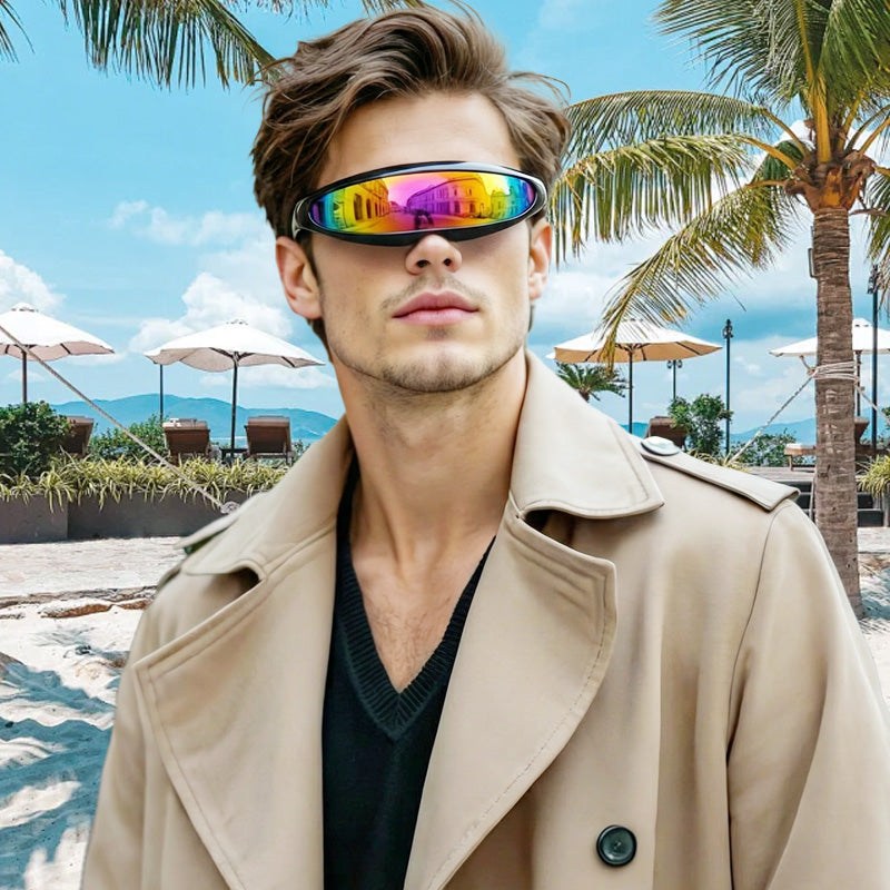 💕 2026 Minimalist Design | Lightweight Shield Sunglasses👓 | Full Protection, Bold Look 🛡️【LIMITED OFFER】