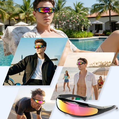 💕 2026 Minimalist Design | Lightweight Shield Sunglasses👓 | Full Protection, Bold Look 🛡️【LIMITED OFFER】