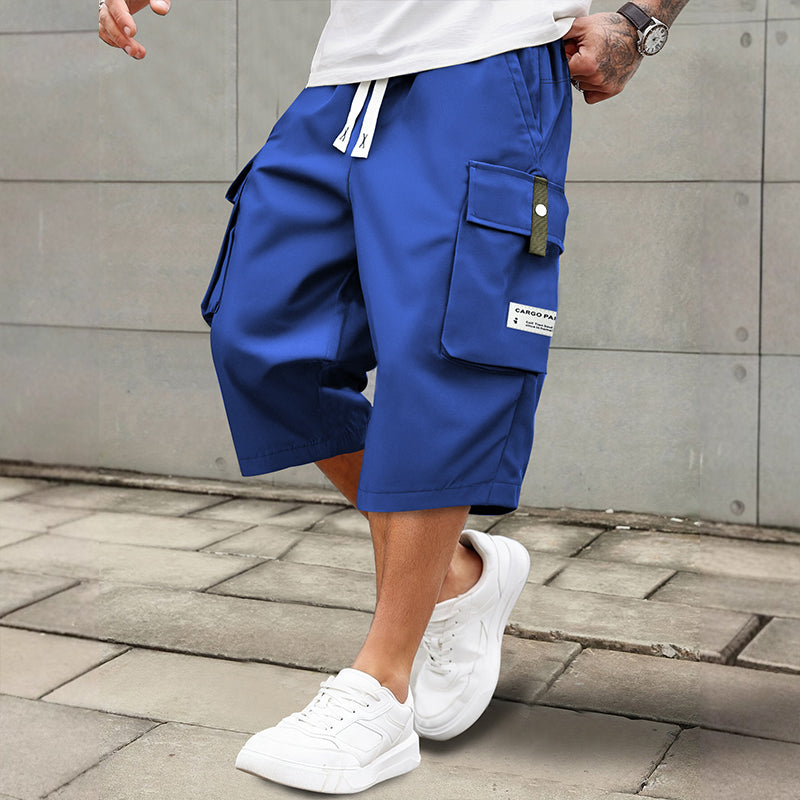 💥LAST DAY SALE 60% OFF !!📢Men's Casual Drawstring Capri Cargo Pants