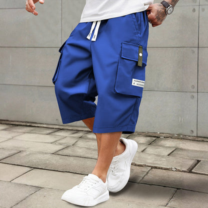 💥LAST DAY SALE 60% OFF !!📢Men's Casual Drawstring Capri Cargo Pants
