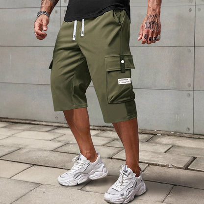 💥LAST DAY SALE 60% OFF !!📢Men's Casual Drawstring Capri Cargo Pants