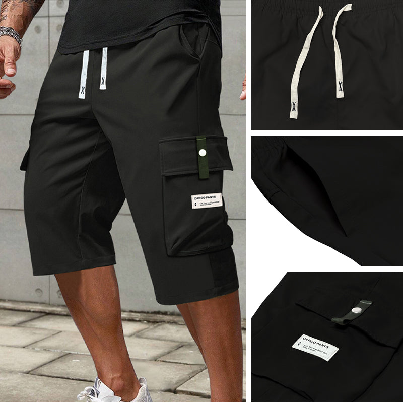 💥LAST DAY SALE 60% OFF !!📢Men's Casual Drawstring Capri Cargo Pants