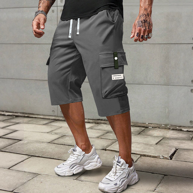 💥LAST DAY SALE 60% OFF !!📢Men's Casual Drawstring Capri Cargo Pants