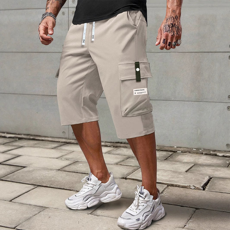 💥LAST DAY SALE 60% OFF !!📢Men's Casual Drawstring Capri Cargo Pants