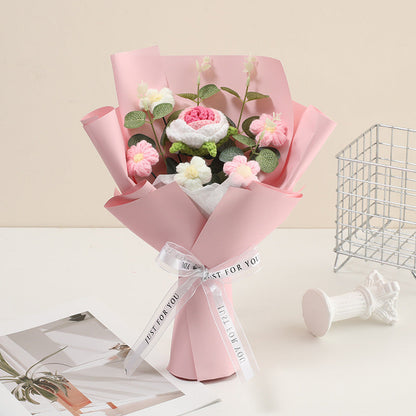 💕Mother's Day Special Sale 50% OFF!💕Handmade Delicate Crochet Flower Bouquet