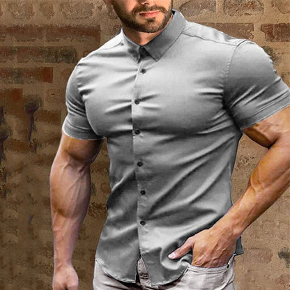 🏖️Summer cool-down deal: just £11.99! 😎🇬🇧  Men's Non-Iron Shirts – Wrinkle-Free, Comfortable All Day & Perfect for Business or Casual👔✨