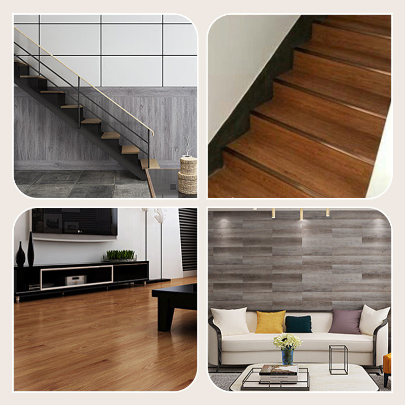 🧱 BUY 3 GET 1 FREE! 🔥（36 in × 6 in × 1/8 in）🏠 Wood Grain Peel and Stick Floor Tiles – 5-PC Set, Self-Adhesive, Waterproof & Easy DIY Installation 🌿