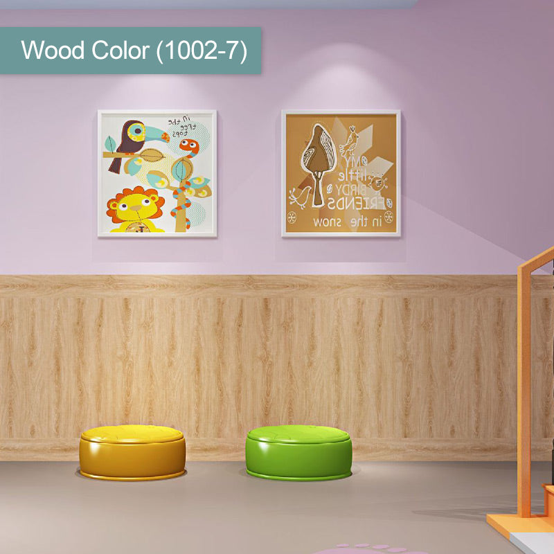 🧱 BUY 3 GET 1 FREE! 🔥（36 in × 6 in × 1/8 in）🏠 Wood Grain Peel and Stick Floor Tiles – 5-PC Set, Self-Adhesive, Waterproof & Easy DIY Installation 🌿