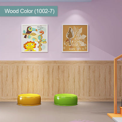 🧱 BUY 3 GET 1 FREE! 🔥（36 in × 6 in × 1/8 in）🏠 Wood Grain Peel and Stick Floor Tiles – 5-PC Set, Self-Adhesive, Waterproof & Easy DIY Installation 🌿