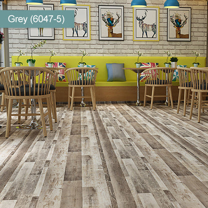 🧱 BUY 3 GET 1 FREE! 🔥（36 in × 6 in × 1/8 in）🏠 Wood Grain Peel and Stick Floor Tiles – 5-PC Set, Self-Adhesive, Waterproof & Easy DIY Installation 🌿