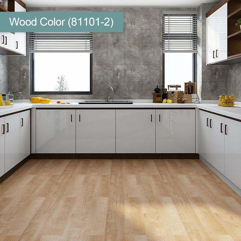 🧱 BUY 3 GET 1 FREE! 🔥（36 in × 6 in × 1/8 in）🏠 Wood Grain Peel and Stick Floor Tiles – 5-PC Set, Self-Adhesive, Waterproof & Easy DIY Installation 🌿