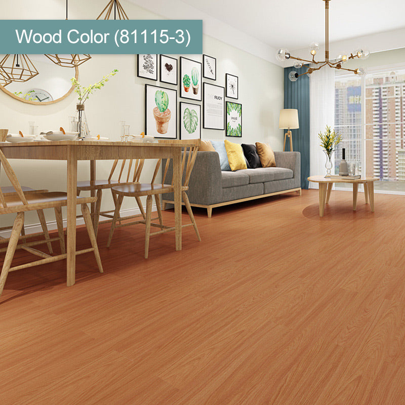 🧱 BUY 3 GET 1 FREE! 🔥（36 in × 6 in × 1/8 in）🏠 Wood Grain Peel and Stick Floor Tiles – 5-PC Set, Self-Adhesive, Waterproof & Easy DIY Installation 🌿