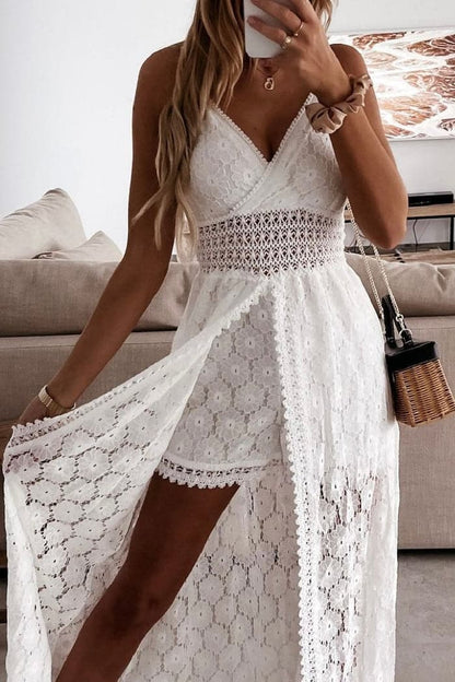 💕Limited Sale 70% OFF👗Women's Jumpsuit with Spaghetti Straps – Loose Leisure Jumpsuit with Cut-Out Design✨