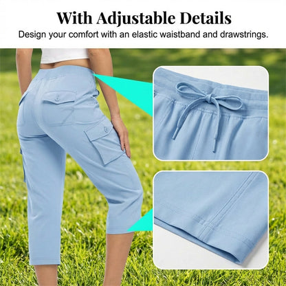 💥Limited-Time 70% OFF ✨Women's Lightweight Cargo Capris🌿 Adventure-Ready Comfort And Style 🌿