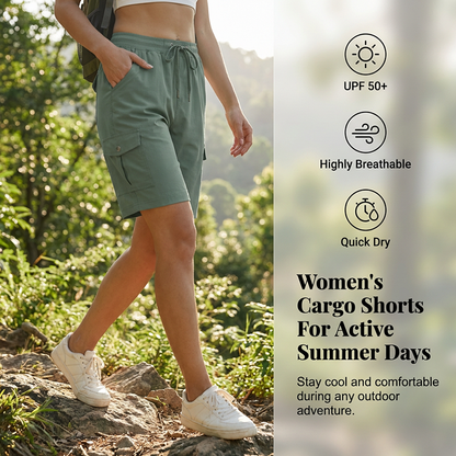 💥Limited Sale 70% OFF💥Women's Quick-Dry Cargo Shorts with Pockets🩳