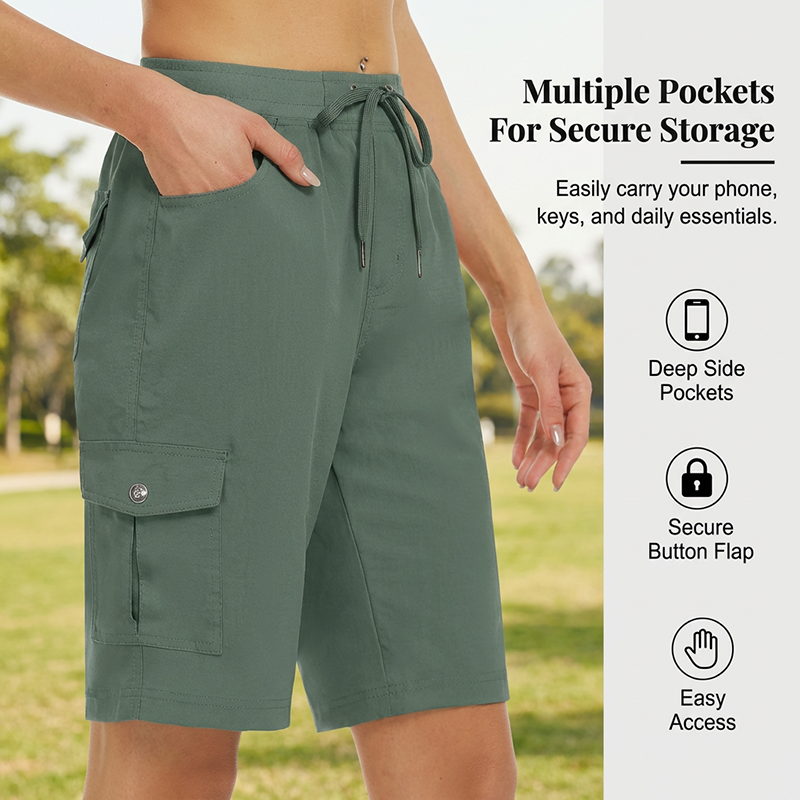 💥Limited Sale 70% OFF💥Women's Quick-Dry Cargo Shorts with Pockets🩳