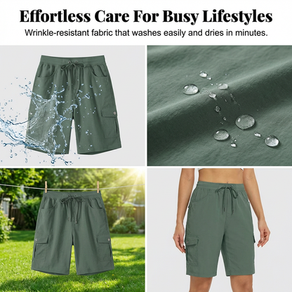 💥Limited Sale 70% OFF💥Women's Quick-Dry Cargo Shorts with Pockets🩳