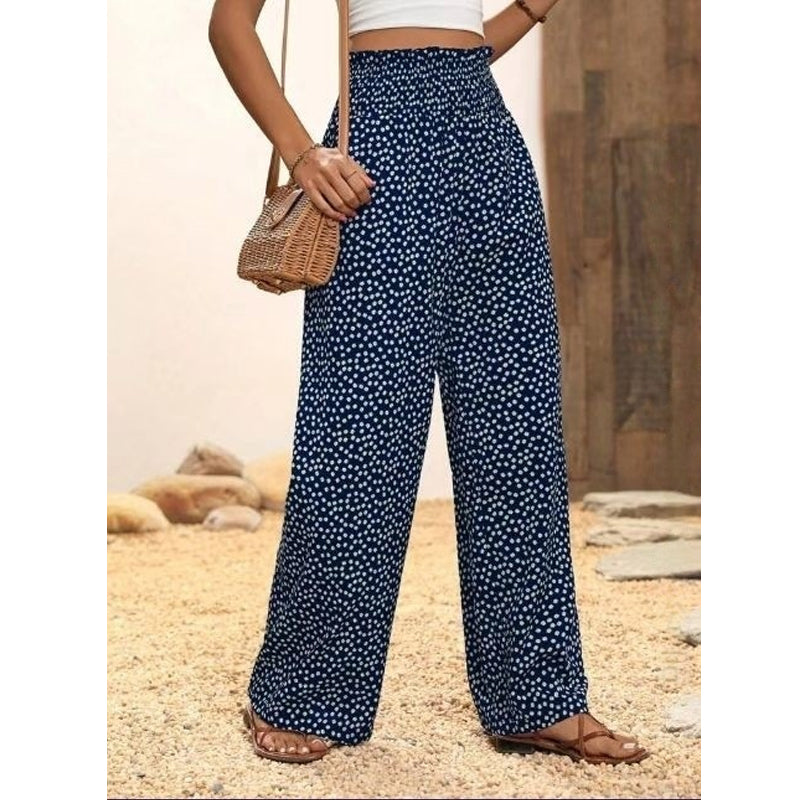 👖 70% OFF NOW! ✨ Women's Smocked High Waist Wide Leg Pants – Flattering Fit, Breathable Fabric & Effortless Style 🌸