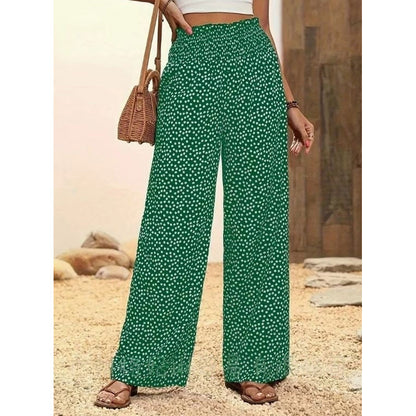 👖 70% OFF NOW! ✨ Women's Smocked High Waist Wide Leg Pants – Flattering Fit, Breathable Fabric & Effortless Style 🌸