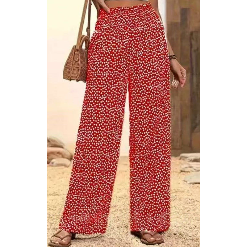 👖 70% OFF NOW! ✨ Women's Smocked High Waist Wide Leg Pants – Flattering Fit, Breathable Fabric & Effortless Style 🌸
