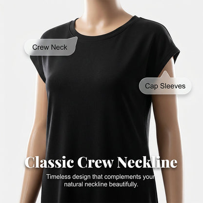 🔥Summer Hot Sale 70% OFF⏳Women's Casual Short Sleeve T-Shirt Dress🌟 Effortlessly Stylish, All-Day Comfort 👗