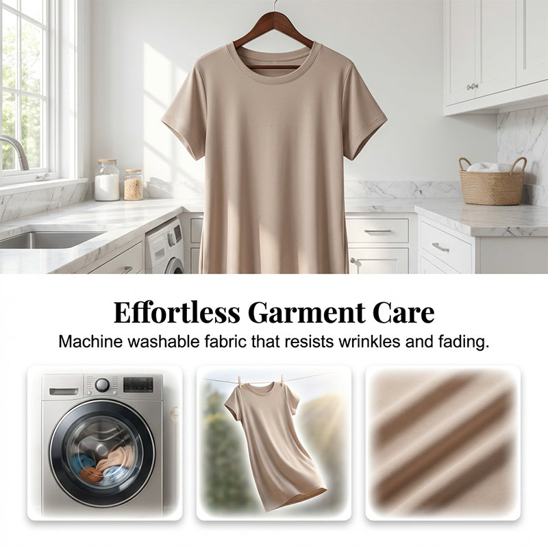 🔥Summer Hot Sale 70% OFF⏳Women's Casual Short Sleeve T-Shirt Dress🌟 Effortlessly Stylish, All-Day Comfort 👗