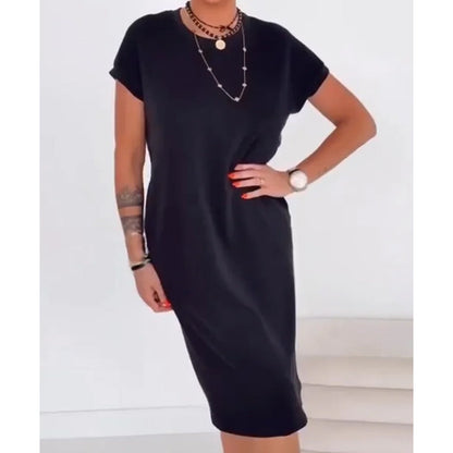 🔥Summer Hot Sale 70% OFF⏳Women's Casual Short Sleeve T-Shirt Dress🌟 Effortlessly Stylish, All-Day Comfort 👗