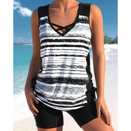 🏖️SUMMER HOT SALE 50% OFF💞50K+ SOLD!💥Women's Printed Two-Piece Tankini Swimsuit