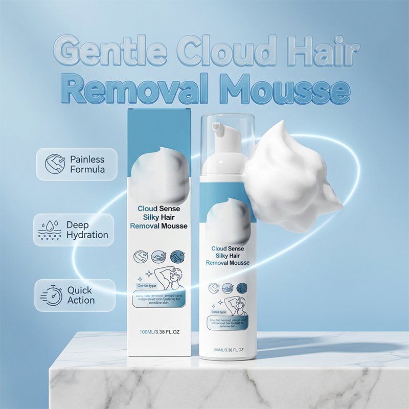 🔥Buy 2 Get 1 Free🔥Cloud Sense Silky Hair Removal Mousse
