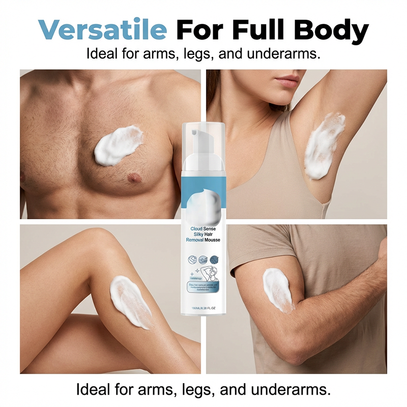 🔥Buy 2 Get 1 Free🔥Cloud Sense Silky Hair Removal Mousse