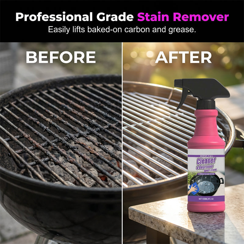 ⏳LAST DAY SALE BUY 2 GET 1 FREE!!🌟Fast-Acting Heavy-Duty Grill Degreaser Spray🔥