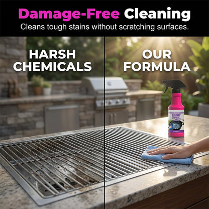 ⏳LAST DAY SALE BUY 2 GET 1 FREE!!🌟Fast-Acting Heavy-Duty Grill Degreaser Spray🔥