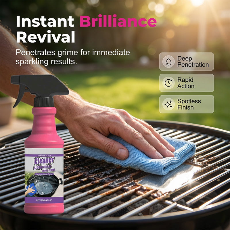 ⏳LAST DAY SALE BUY 2 GET 1 FREE!!🌟Fast-Acting Heavy-Duty Grill Degreaser Spray🔥