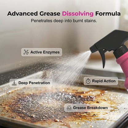 ⏳LAST DAY SALE BUY 2 GET 1 FREE!!🌟Fast-Acting Heavy-Duty Grill Degreaser Spray🔥