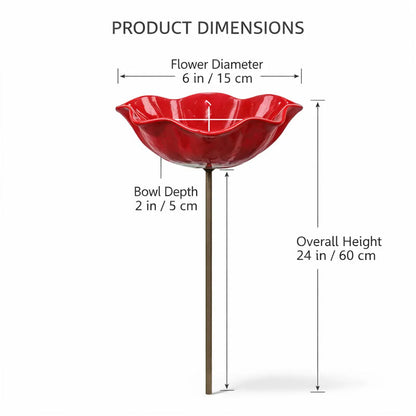 💥2026 Hot Sale 60% OFF💥Handmade Metal Flower Garden Stake