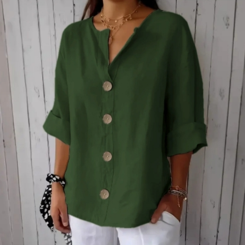 🌸Summer Hot Sale 60% OFF🌸Women's Loose Fashion Button Top