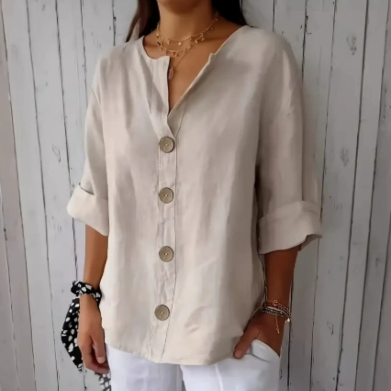 🌸Summer Hot Sale 60% OFF🌸Women's Loose Fashion Button Top