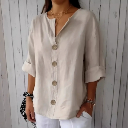 🌸Summer Hot Sale 60% OFF🌸Women's Loose Fashion Button Top