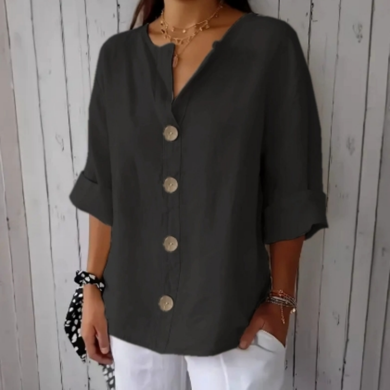 🌸Summer Hot Sale 60% OFF🌸Women's Loose Fashion Button Top