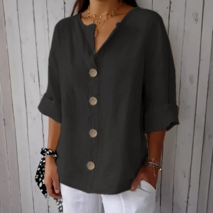 🌸Summer Hot Sale 60% OFF🌸Women's Loose Fashion Button Top