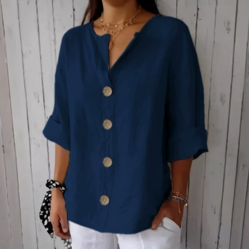 🌸Summer Hot Sale 60% OFF🌸Women's Loose Fashion Button Top