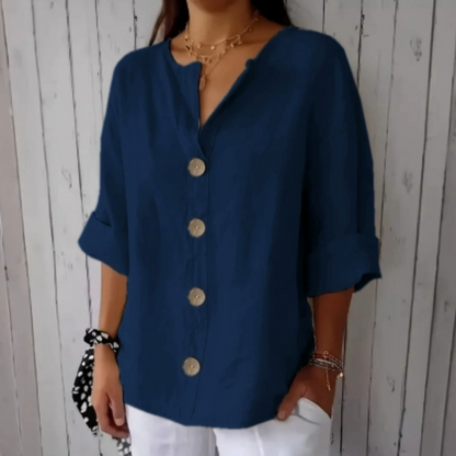 🌸Summer Hot Sale 60% OFF🌸Women's Loose Fashion Button Top