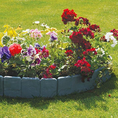 💞50K+ SOLD!🌿✨ Imitation Stone Garden Fence – Real stone look, no tools needed. Easy to install & expand. Perfect for plant beds, paths & lawn edges. A garden game-changer! 🏡♻️