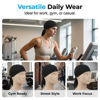 🔥Last Day :Buy 2 Get 1 Free🤩Unisex Breathable Skull Cap with Adjustable Ties🧢