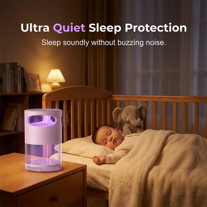 🔥Summer Hot Sale 70% OFF✨🦟 UV Mosquito Killer Lamp – quiet, USB, chemical-free. 50K+ sold! 🔇🌙